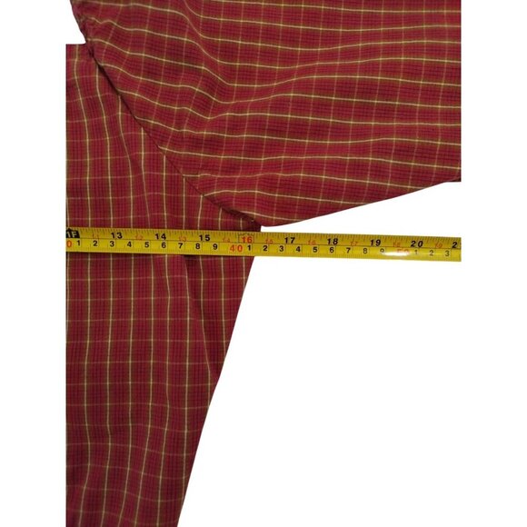 Levi's red plaid blouse, slim fit, long puffed sleeves, Size S, NWT - Picture 11 of 11